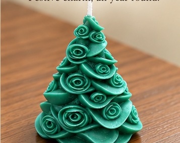 Christmas Tree Candle by The Sū Edit